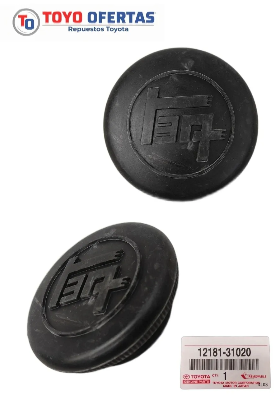 12181-31020 TAPA DEL LLENADO DE ACEITE TOYOTA FJ40 2F