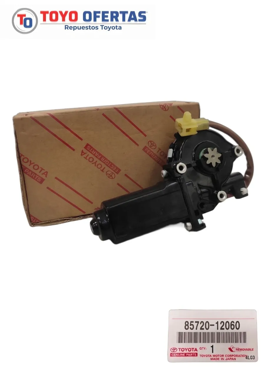 85720-12060 MOTOR ELEVA VIDRIO PUERTA DELANTERA IZQ TOYOTA COROLLA ARAYA