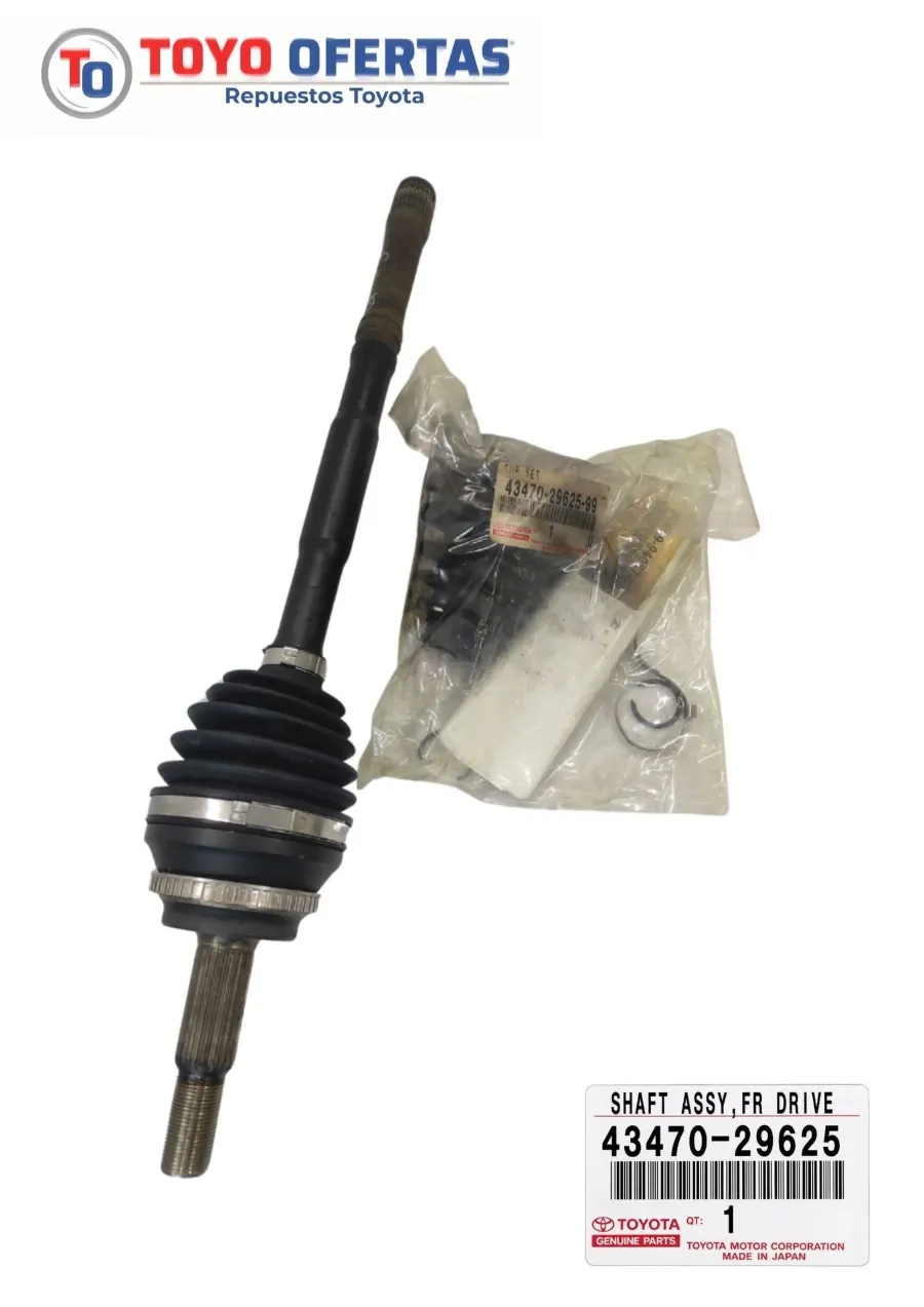 43470-29625 PUNTA DE TRIPOIDE DERECHO TOYOTA 2AZ PREVIA/CAMRY