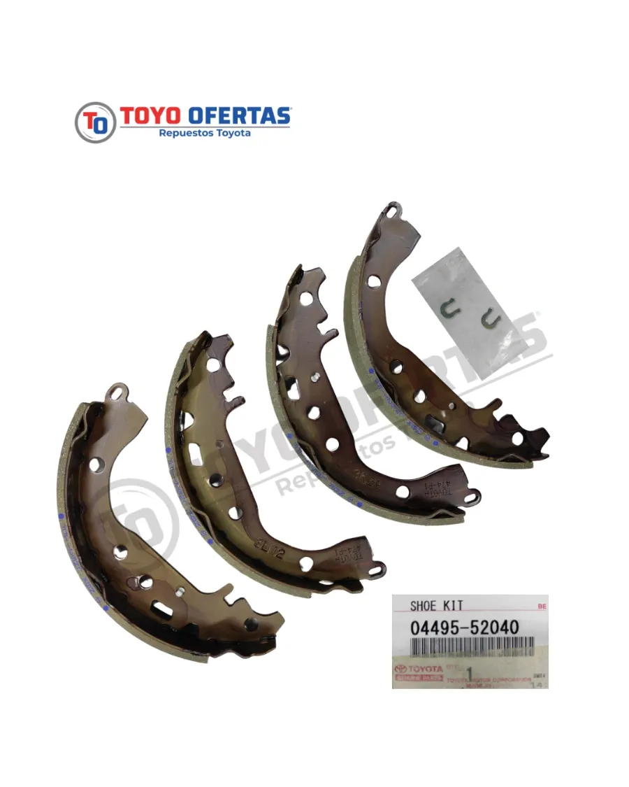 04495-52040 BANDAS TRASERAS TOYOTA COROLLA SENSACION