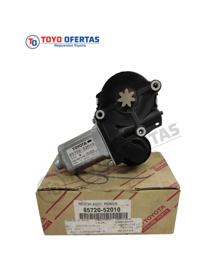 85720-52010 MOTOR ELEVA VIDRIOS DERECHO TOYOTA YARIS SOL 99-02