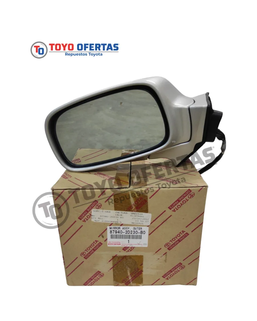87940-2D230-B0 RETROVISOR IZQUIERDO TOYOTA CELICA 00-03