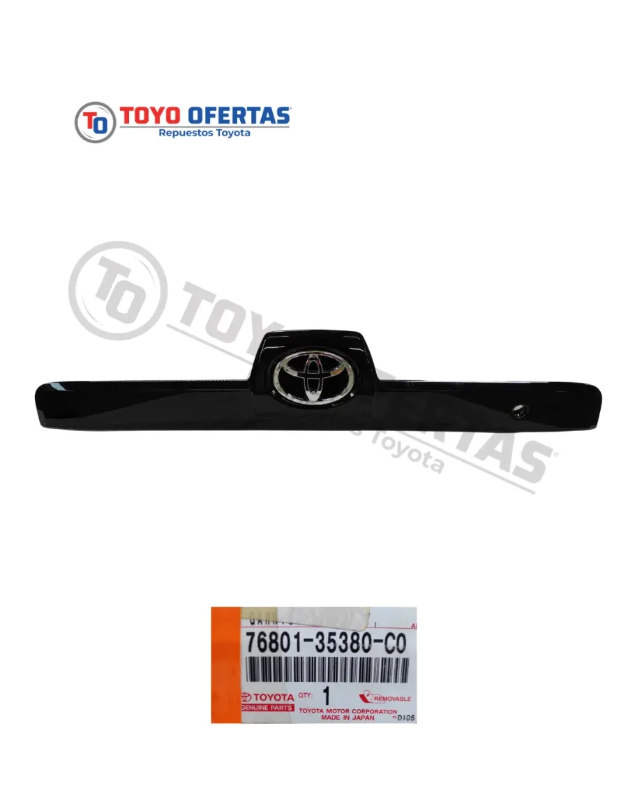 76801-35380-C0 PLATINA DE LA COMPUERTA TOYOTA 4RUNNER 2005-2008