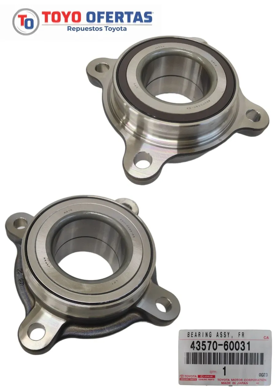 43570-60031 RODAMIENTO CUBO DELANTERO TOYOTA RORAIMA 08-20
