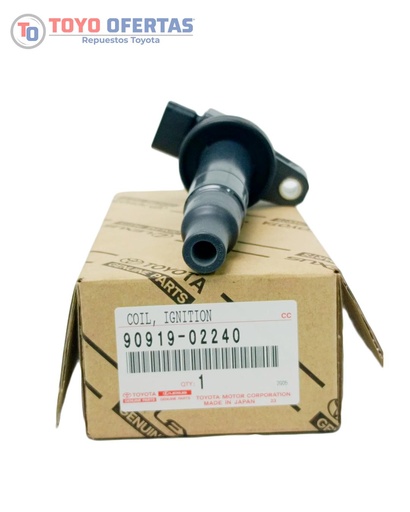 [90919-02240] TOYOTA BOBINA DE ENCENDIDO YARIS  TODOS (90919-02240)