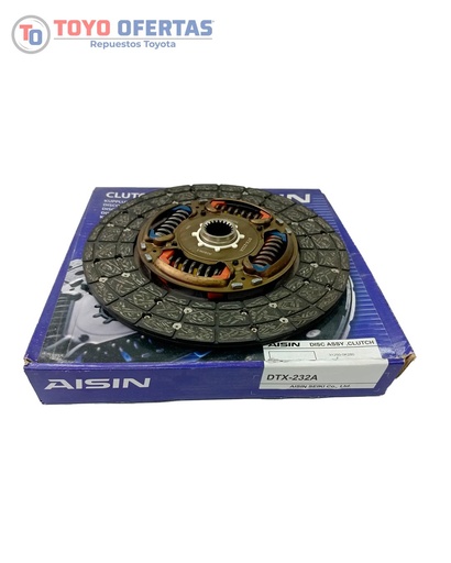 [31250-0K281-J] AISIN DISCO DE CLUTCH, HILUX  REVO (DTX-232A)