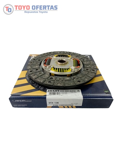 [31250-26231-J] AISIN DISCO DE CLUTCH, HILUX 2.7/  MERU (DTX-136)