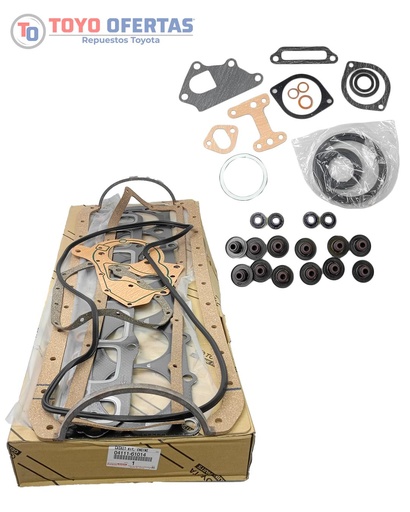 [04111-61014] TOYOTA JUEGO DE EMPACADURA DEL MOTOR  PARCIAL FJ/2F (04111-61014)