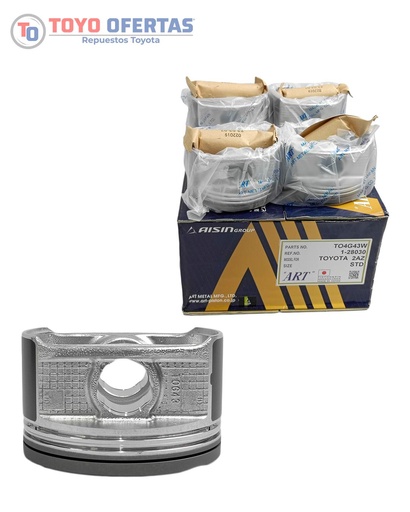 [13101-28031-J] AISIN/ART PISTONES TOY.PREVIA/RAV-4  2AZ-FE 2.4 (TO4G43W-STD)