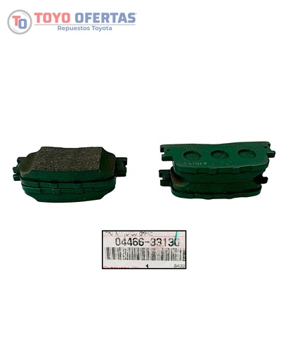 [04466-33130] PASTILLA DE FRENOS TRASERA TOYOTA CAMRY 03-05 ACV30 (04466-33130)
