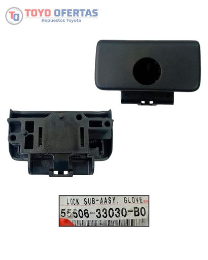 [55506-33030-B0] CERRADURA DE GUANTERA TOYOTA CAMRY 07-08 (55506-33030-B0)