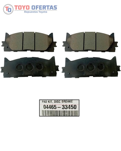 [04465-33450] PASTILLAS DE FRENO TOYOTA CAMRY 06-14 (04465-33450)