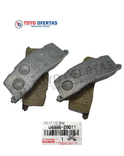 [04466-28011] PASTILLAS DE FRENO TRASERO, TOYOTA PREVIA 1990-1999 (04466-28011)