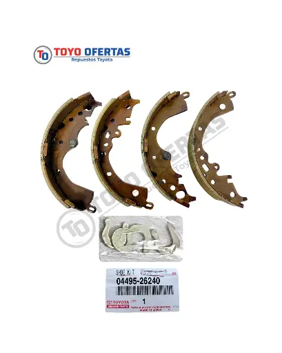 [04495-26240] BANDAS DE FRENO TRASERO,TOYOTA HIACE 2005-2014 (04495-26240)