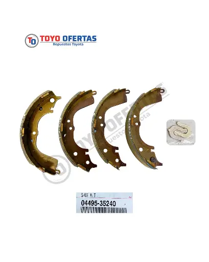 [04495-35240] BANDAS FRENO TRASERO, TOYOTA HILUX 1997-2006 (04495-35240)