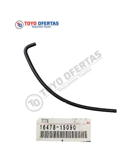 [16478-15090] MANGUERA (PARA TANQUE DE RESERVA DEL RADIADOR), TOYOTA COROLLA 1995-2004 (16478-15090)