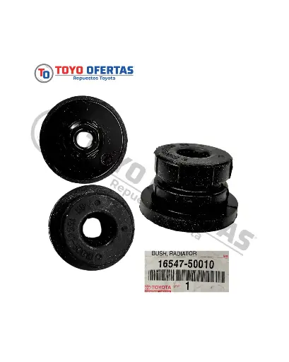 [16547-50010] BUJE SOPORTE DE RADIADOR, NO.1, TOYOTA 4RUNNER 2003-2012/FJ CRUISER 2007-2014 (16547-50010)