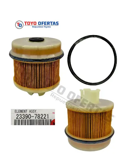 [23390-78221] FILTRO DE ELEMENTO DE COMBUSTIBLE, TOYOTA DYNA 2001-2012 (23390-78221)