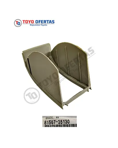 [81567-35130] PANTALLA, LÁMPARA COMBINADA TRASERA, NO.1 LH, TOYOTA HILUX (81567-35130)